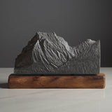 Going-to-the-Sun Mountain (View from Lake Mary, Glacier National Park, Montana) Sculpture Sculpted Peaks