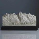 Grand Teton Sculpture (Moulton Barn View, Wyoming) Sculpted Peaks