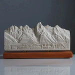 Grand Teton Sculpture (Moulton Barn View, Wyoming) Sculpted Peaks