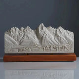 Grand Teton Sculpture (Moulton Barn View, Wyoming) Sculpted Peaks