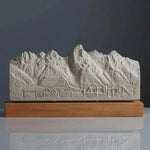 Grand Teton Sculpture (Moulton Barn View, Wyoming) Sculpted Peaks