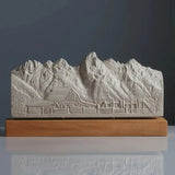 Grand Teton Sculpture (Moulton Barn View, Wyoming) Sculpted Peaks