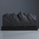 Grand Teton Sculpture (Moulton Barn View, Wyoming) Sculpted Peaks