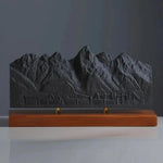 Grand Teton Sculpture (Moulton Barn View, Wyoming) Sculpted Peaks