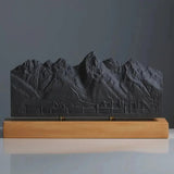 Grand Teton Sculpture (Moulton Barn View, Wyoming) Sculpted Peaks