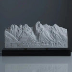 Grand Teton Sculpture (Moulton Barn View, Wyoming) Sculpted Peaks