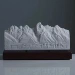 Grand Teton Sculpture (Moulton Barn View, Wyoming) Sculpted Peaks