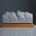 Grand Teton Sculpture (Moulton Barn View, Wyoming) Sculpted Peaks