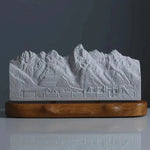 Grand Teton Sculpture (Moulton Barn View, Wyoming) Sculpted Peaks