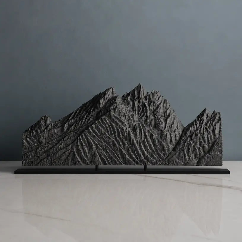 Grand Teton Sculpture (Mountain View Turnout, Wyoming) Sculpted Peaks