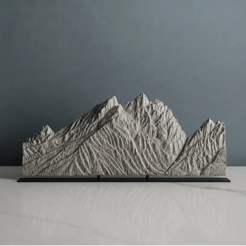 Grand Teton Sculpture (Mountain View Turnout, Wyoming) Sculpted Peaks