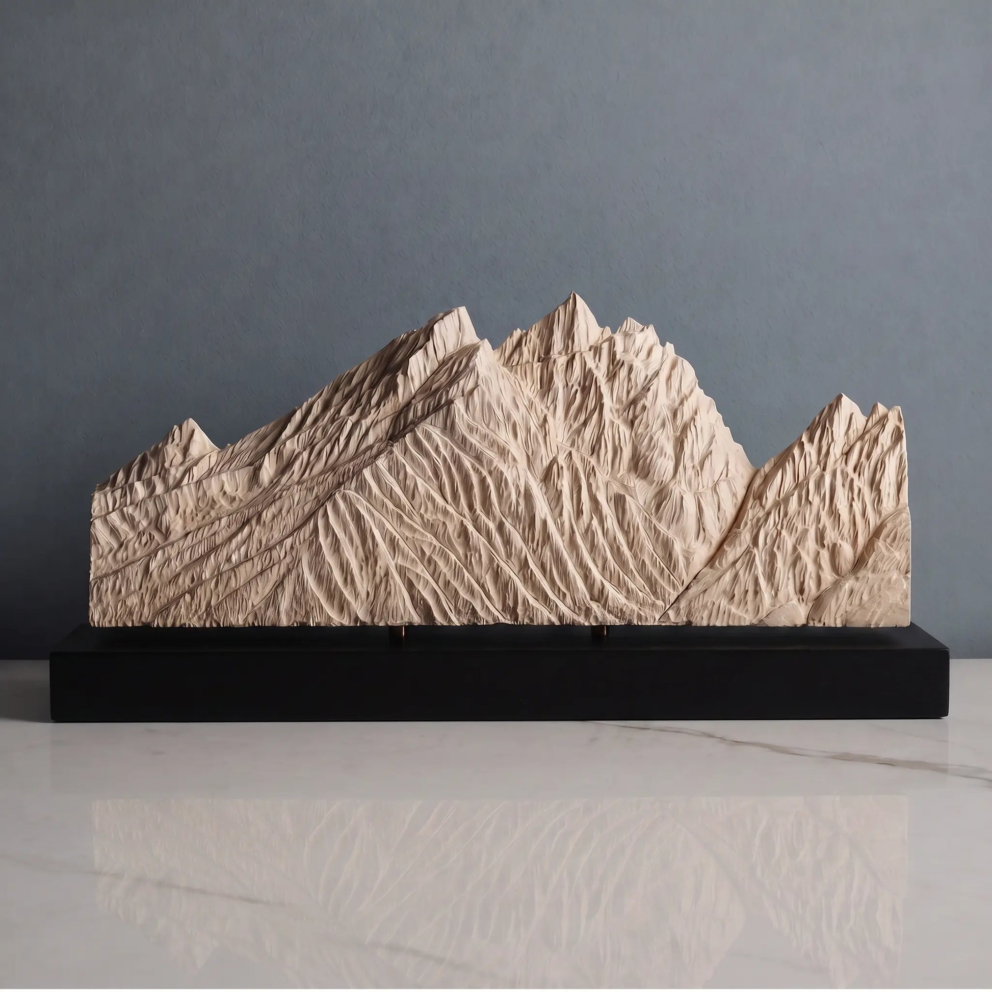 Grand Teton Sculpture (Mountain View Turnout, Wyoming) Sculpted Peaks