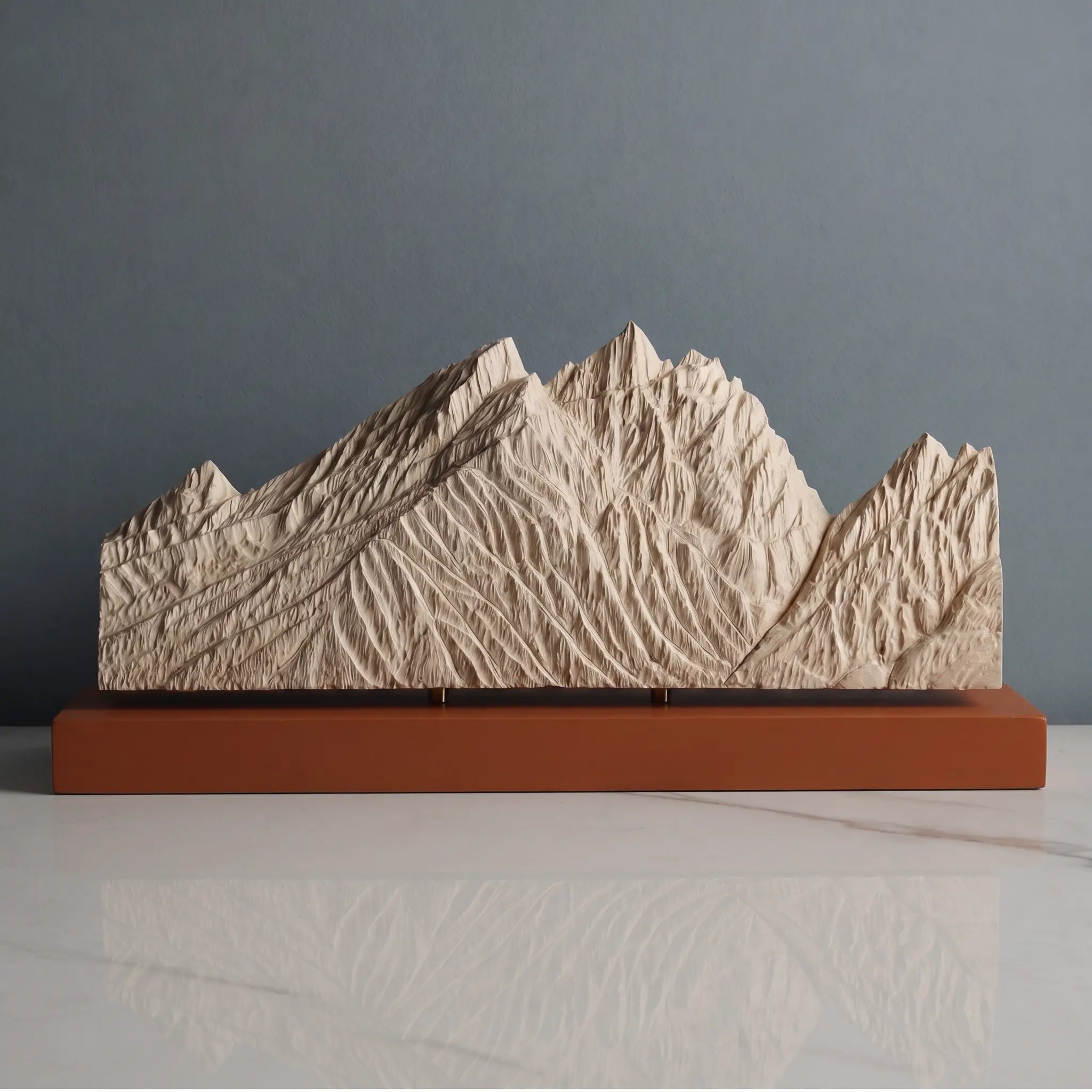 Grand Teton Sculpture (Mountain View Turnout, Wyoming) Sculpted Peaks
