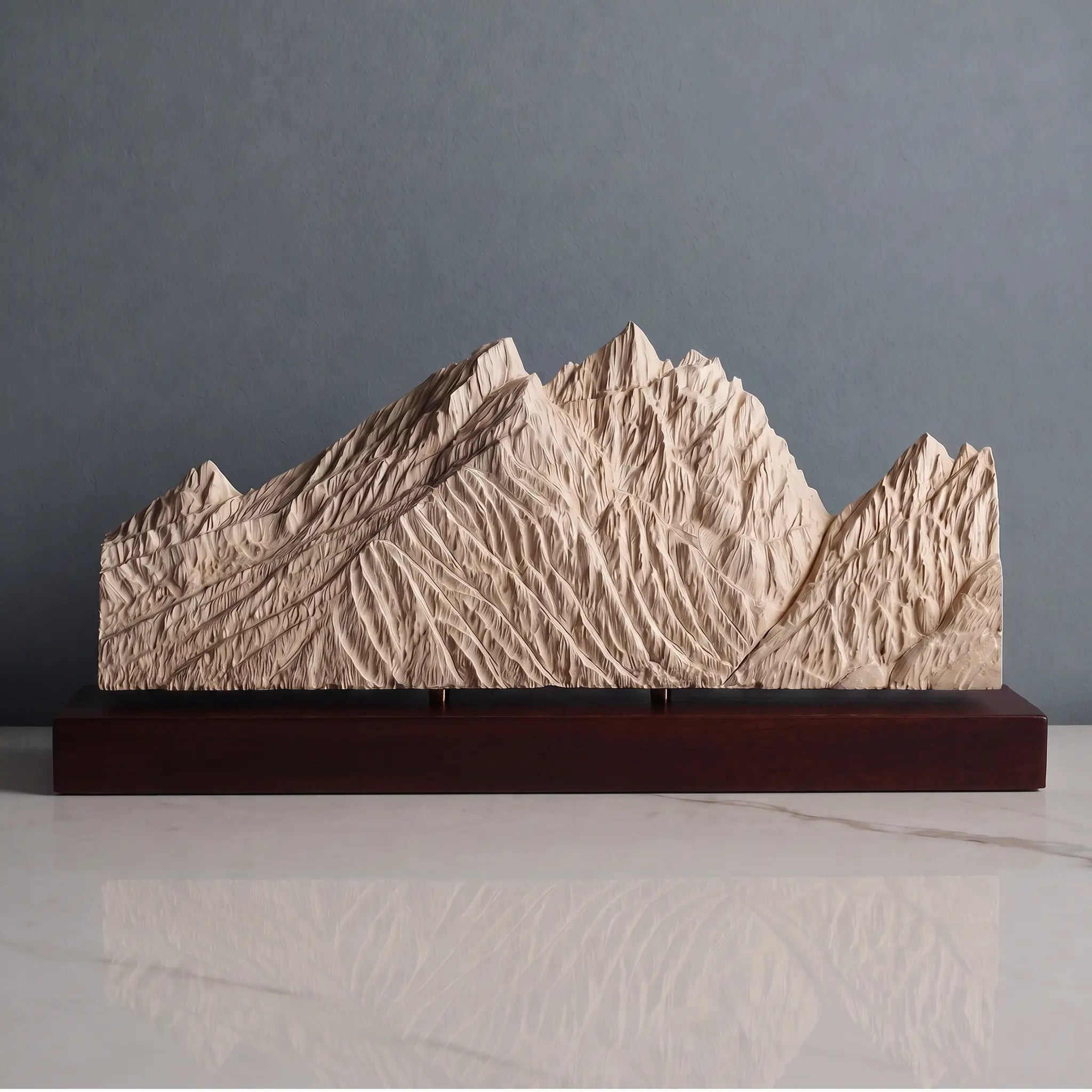 Grand Teton Sculpture (Mountain View Turnout, Wyoming) Sculpted Peaks
