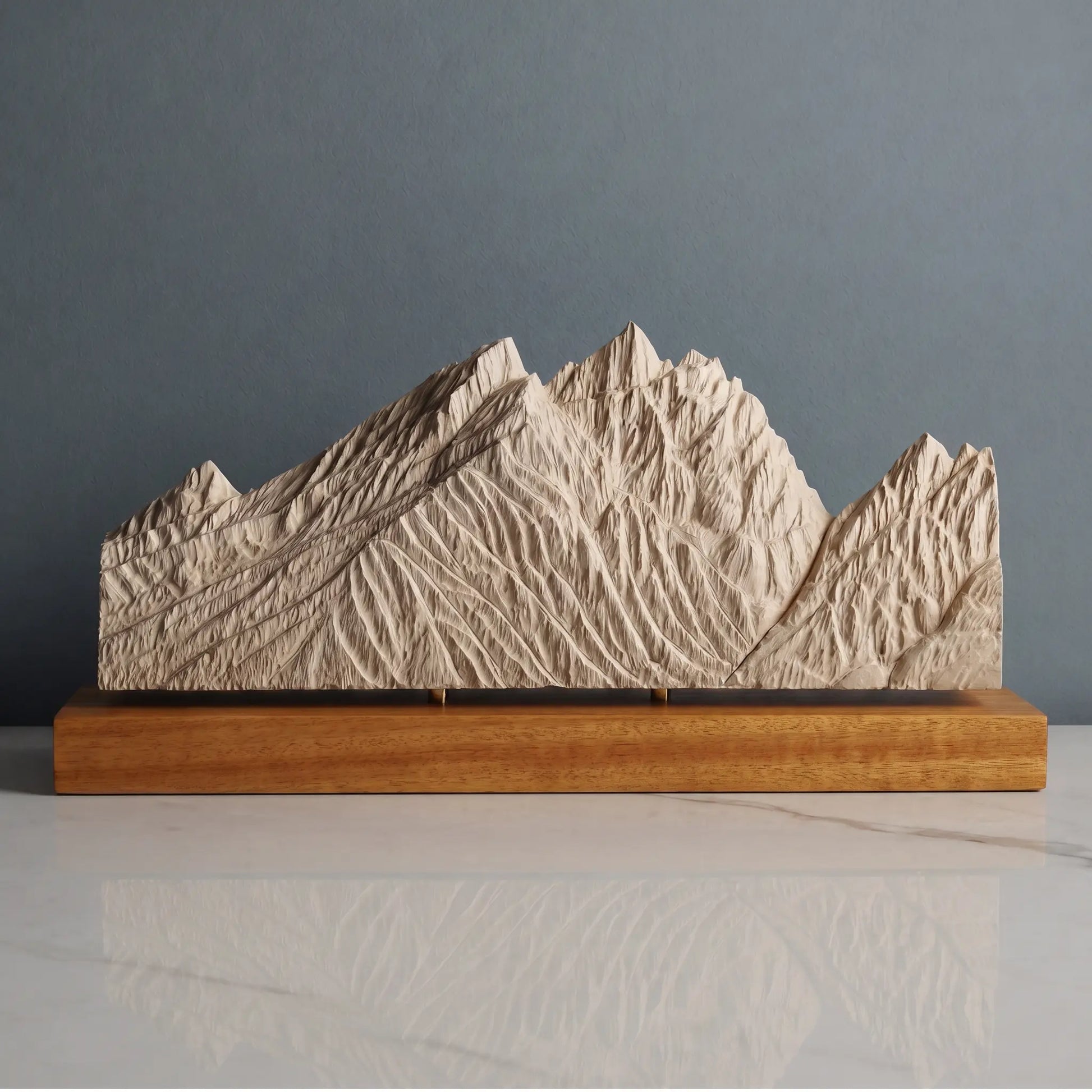 Grand Teton Sculpture (Mountain View Turnout, Wyoming) Sculpted Peaks