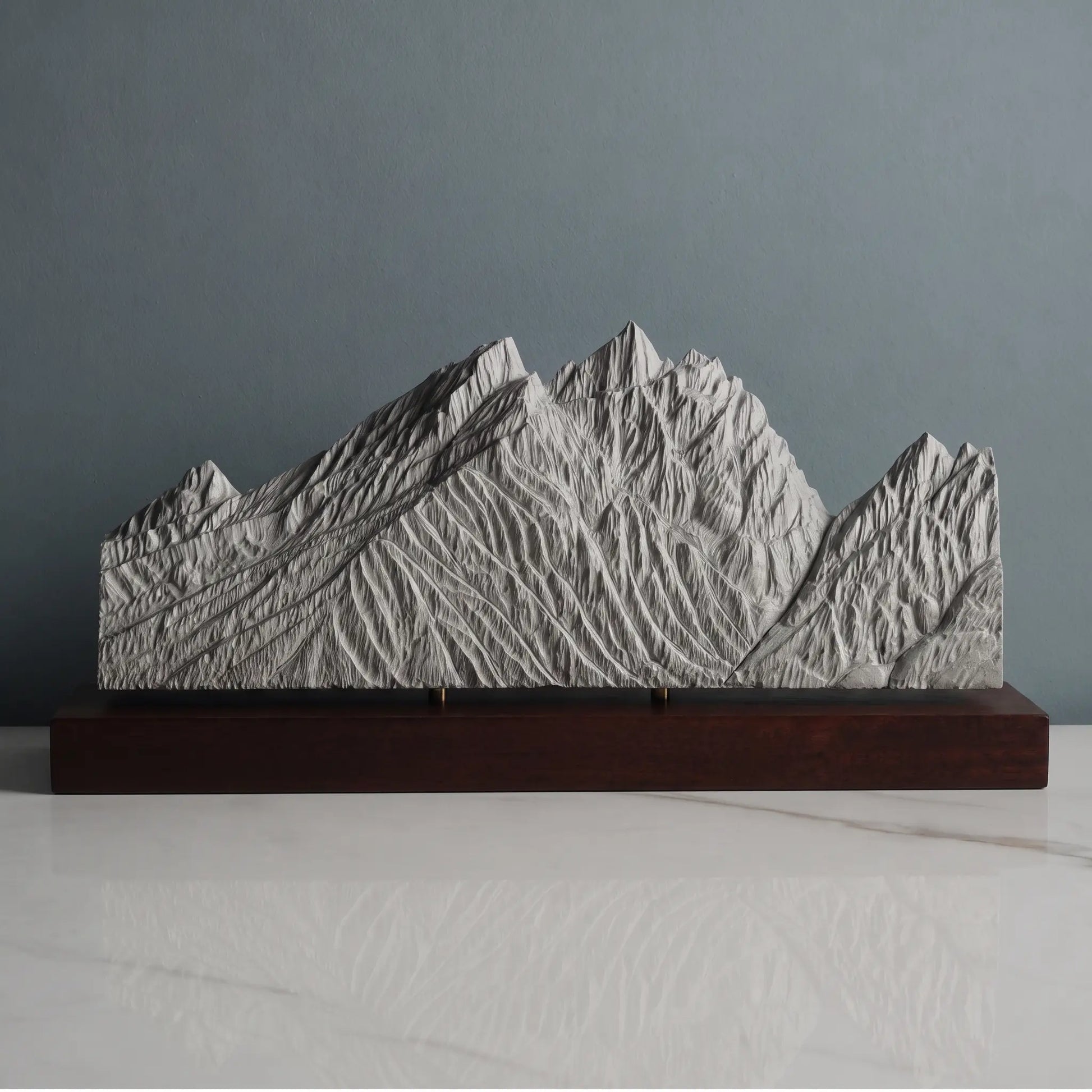 Grand Teton Sculpture (Mountain View Turnout, Wyoming) Sculpted Peaks