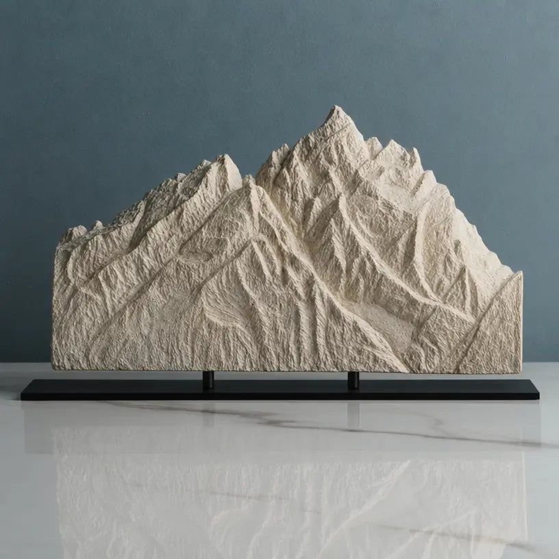 Grand Teton Sculpture - Summit Pyramid Sculpted Peaks