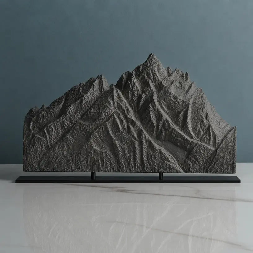 Grand Teton Sculpture - Summit Pyramid Sculpted Peaks