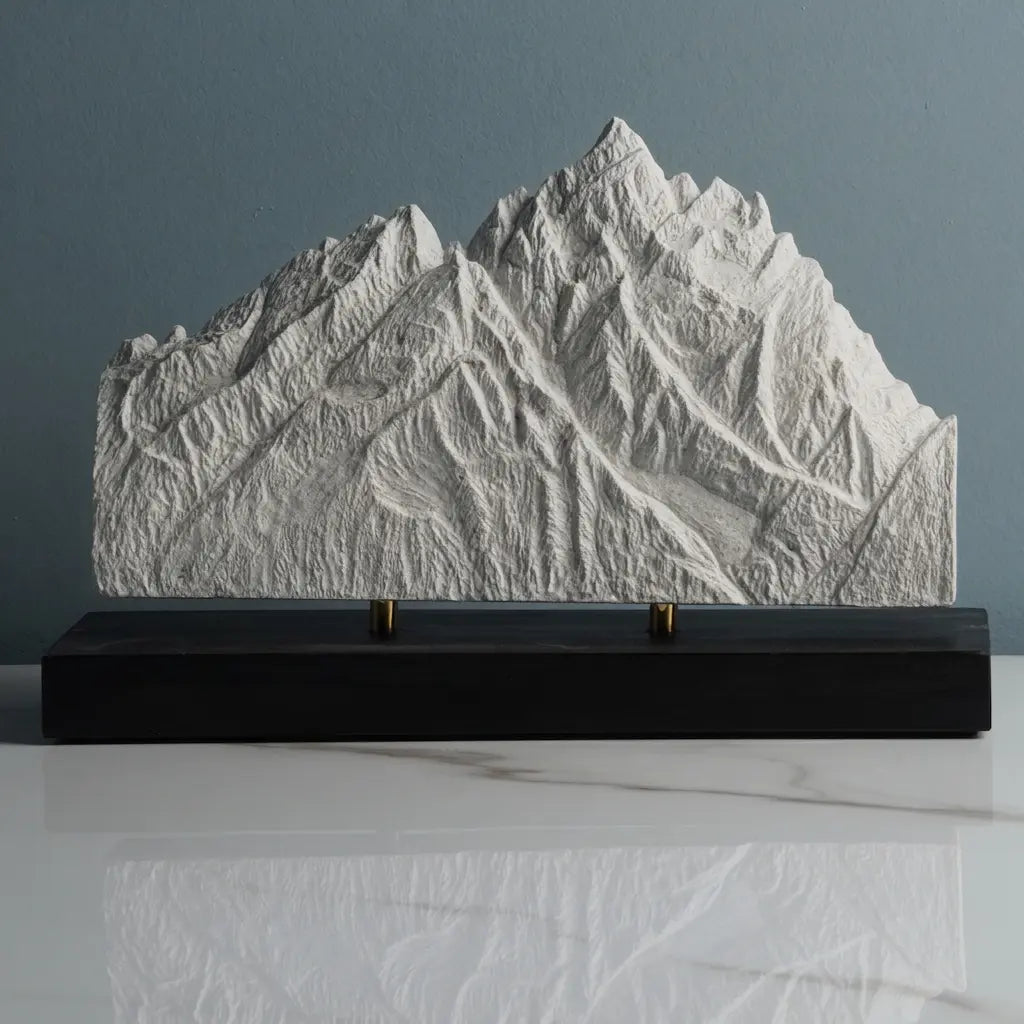 Grand Teton Sculpture - Summit Pyramid Sculpted Peaks