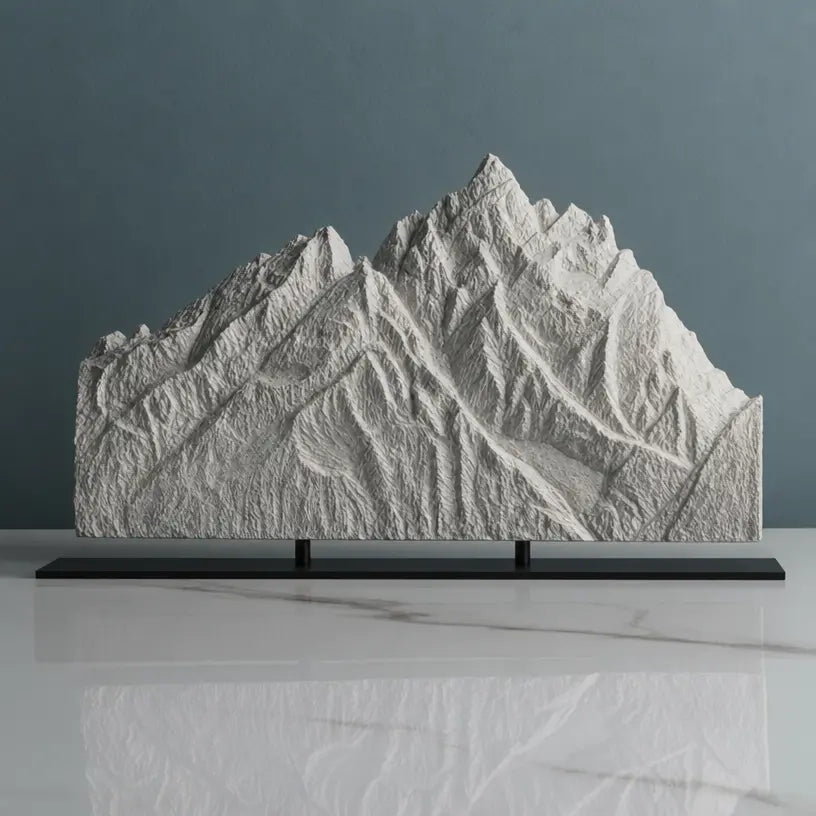Grand Teton Sculpture - Summit Pyramid Sculpted Peaks