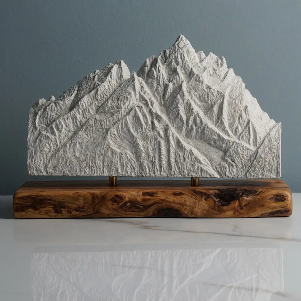 Grand Teton Sculpture - Summit Pyramid Sculpted Peaks