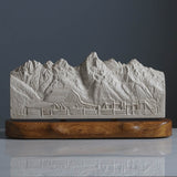 Grand Teton Sculpture (Moulton Barn View, Wyoming)