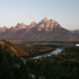 Grand Teton Sculpture (Snake River Overlook) Sculpted Peaks