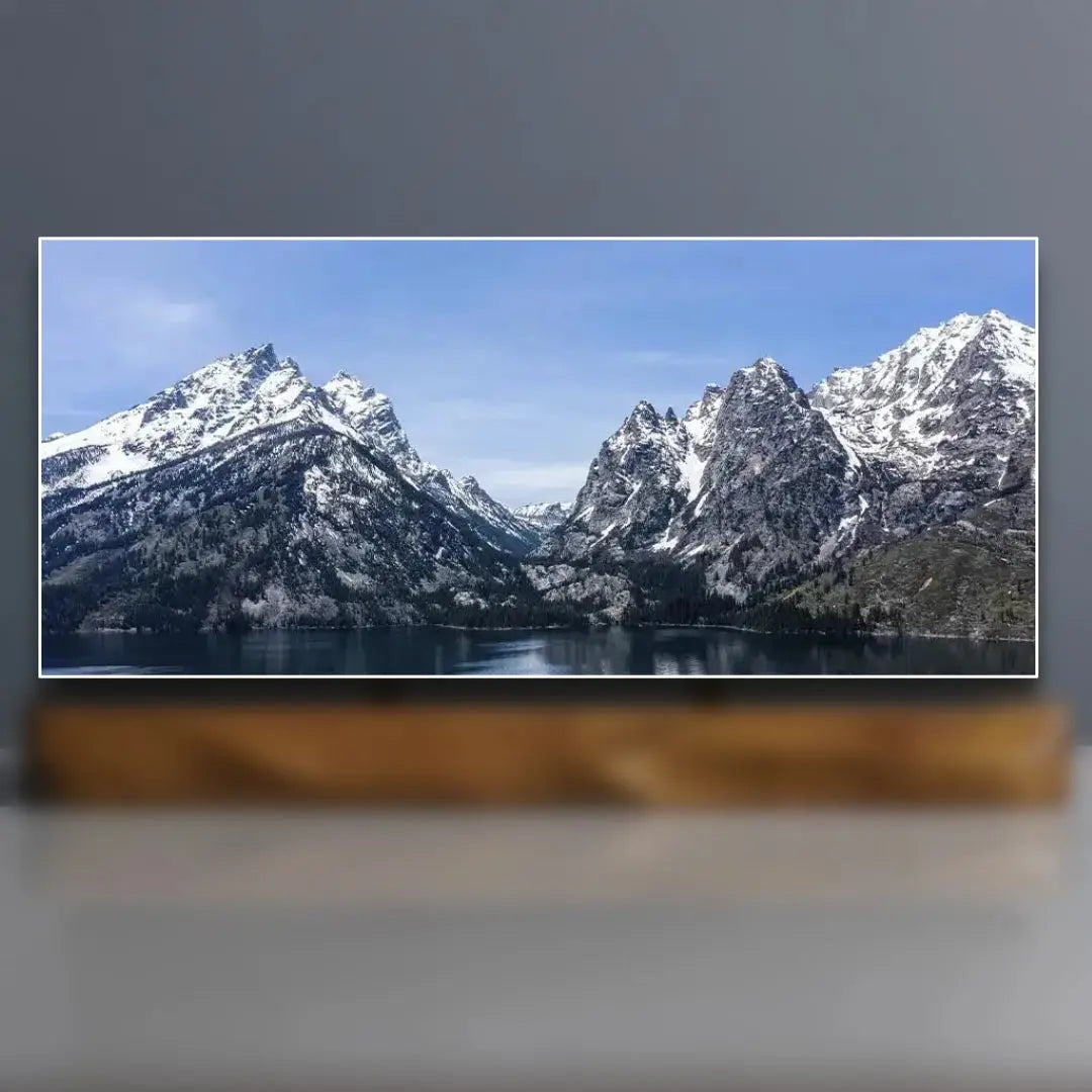 Grand Teton Sculpture (View from Jenny Lake, Wyoming) Sculpted Peaks