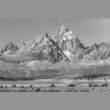 Grand Teton (View from Jackson Lake, Wyoming) First Edition Sculpture