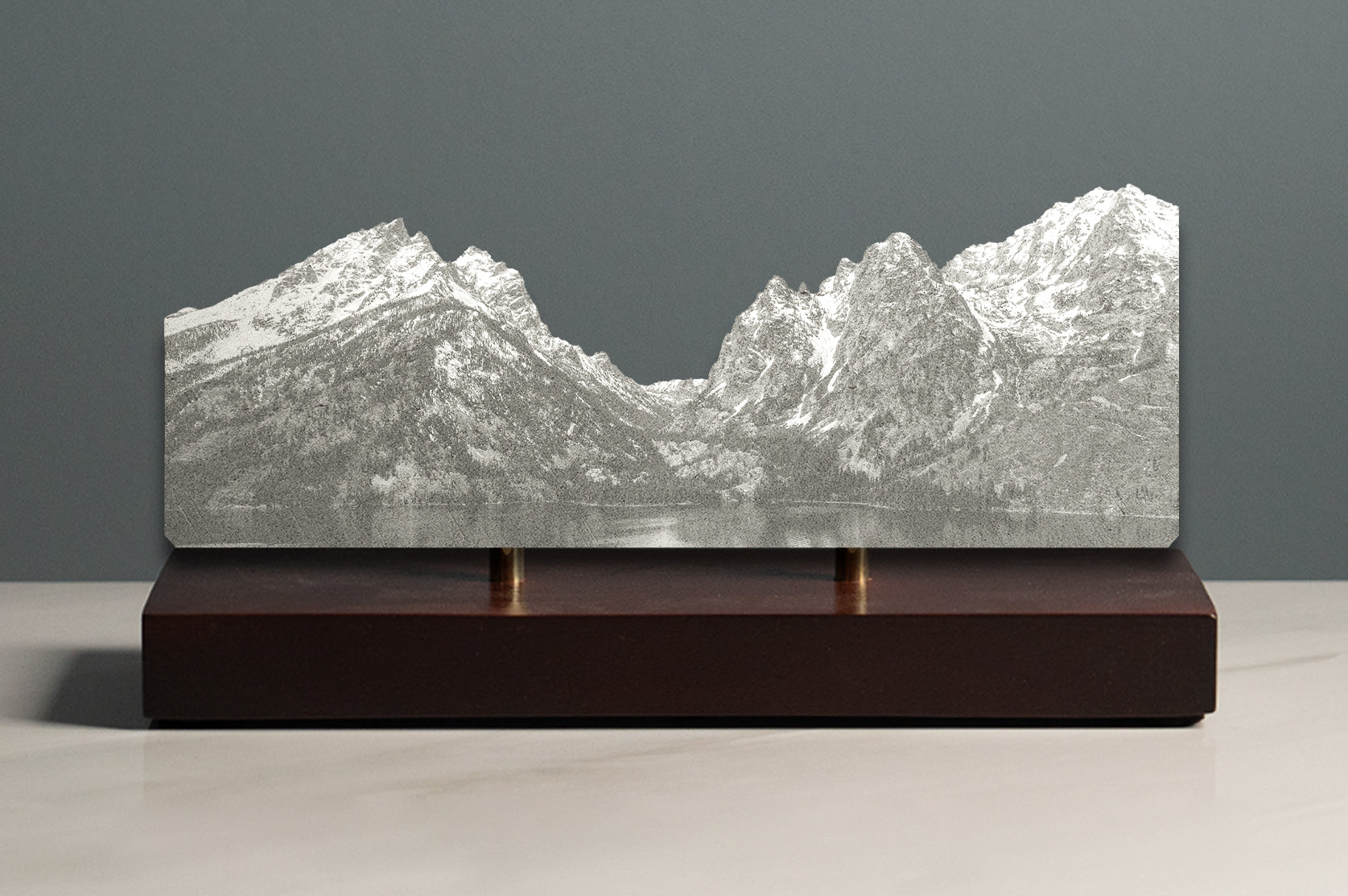 Grand Teton (View from Jenny Lake) - First Edition Sculpted Peaks