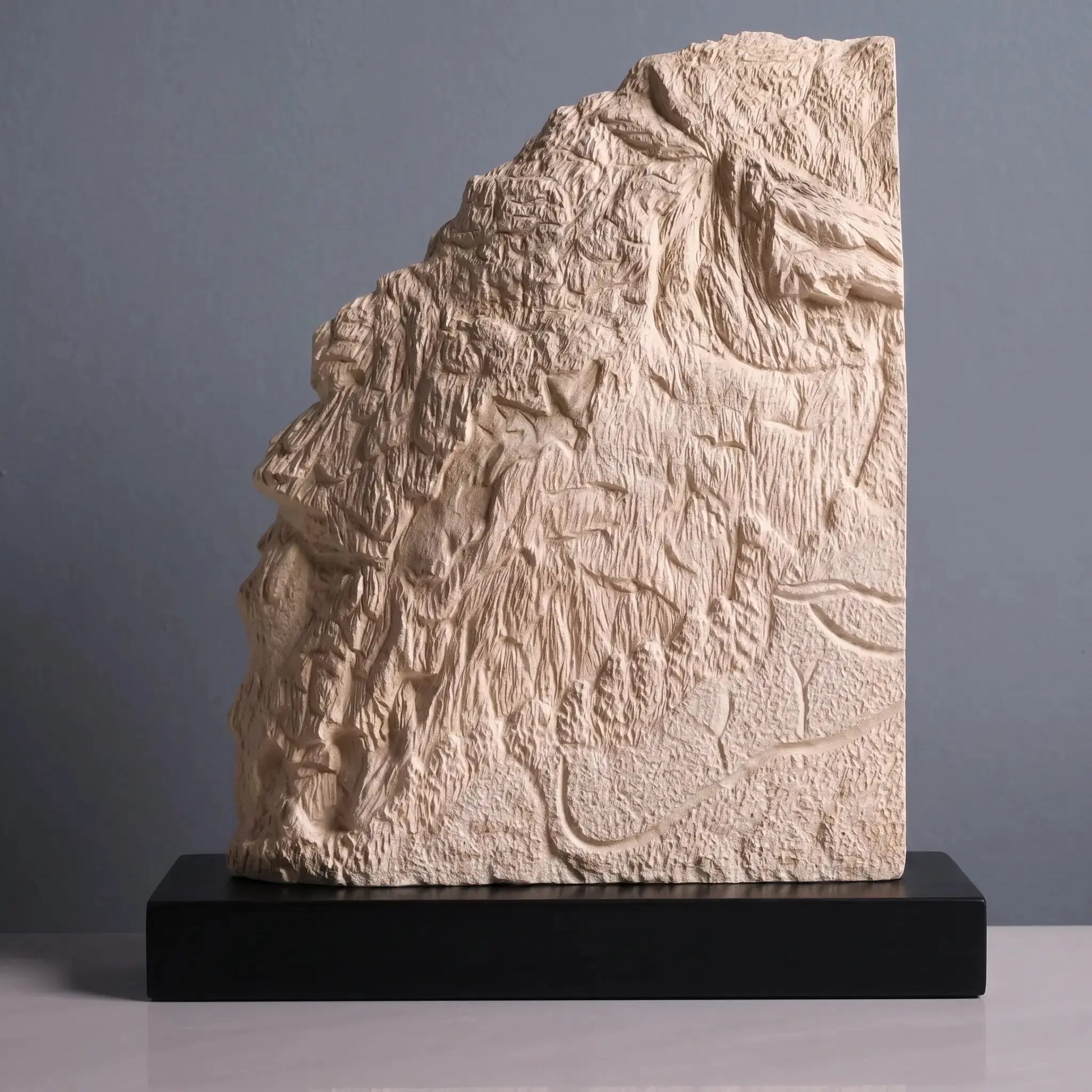 Grandfather Mountain Sculpture (Profile View, North Carolina) Sculpted Peaks