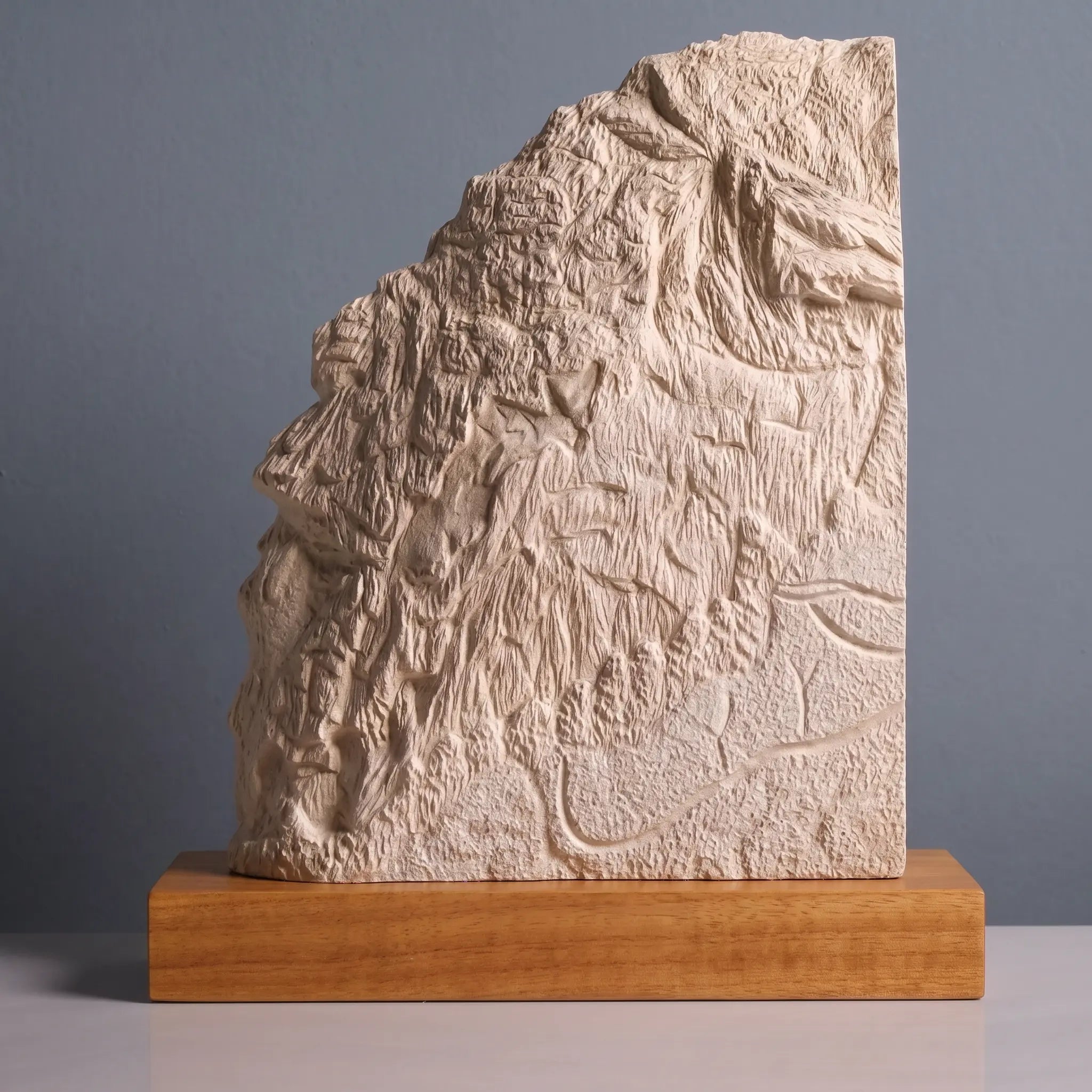 Grandfather Mountain Sculpture (Profile View, North Carolina) Sculpted Peaks