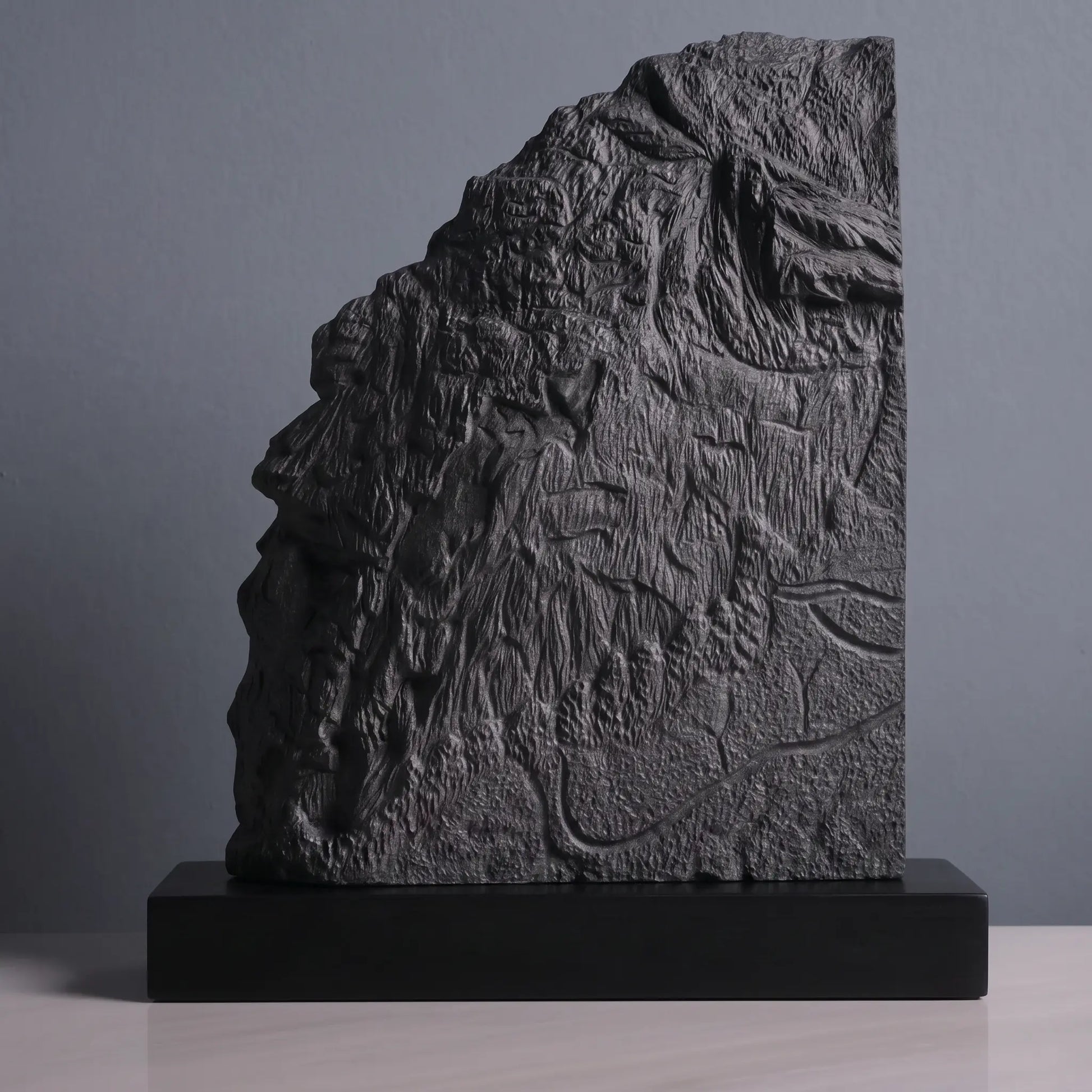 Grandfather Mountain Sculpture (Profile View, North Carolina) Sculpted Peaks