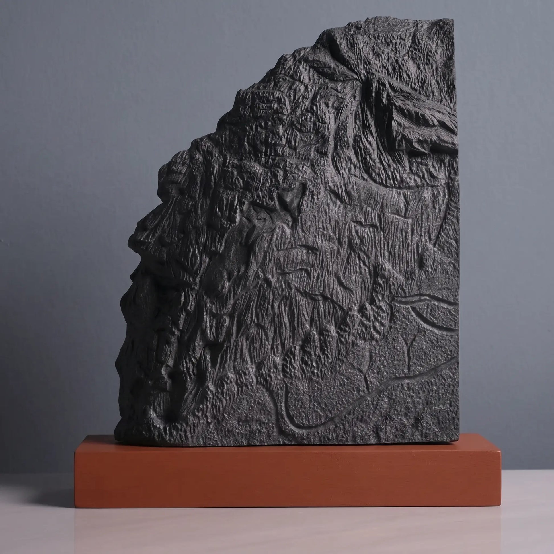 Grandfather Mountain Sculpture (Profile View, North Carolina) Sculpted Peaks