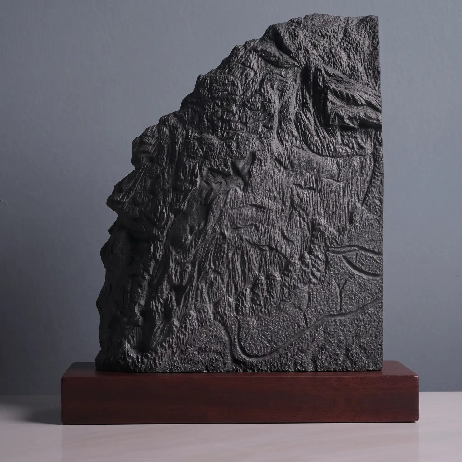 Grandfather Mountain Sculpture (Profile View, North Carolina) Sculpted Peaks