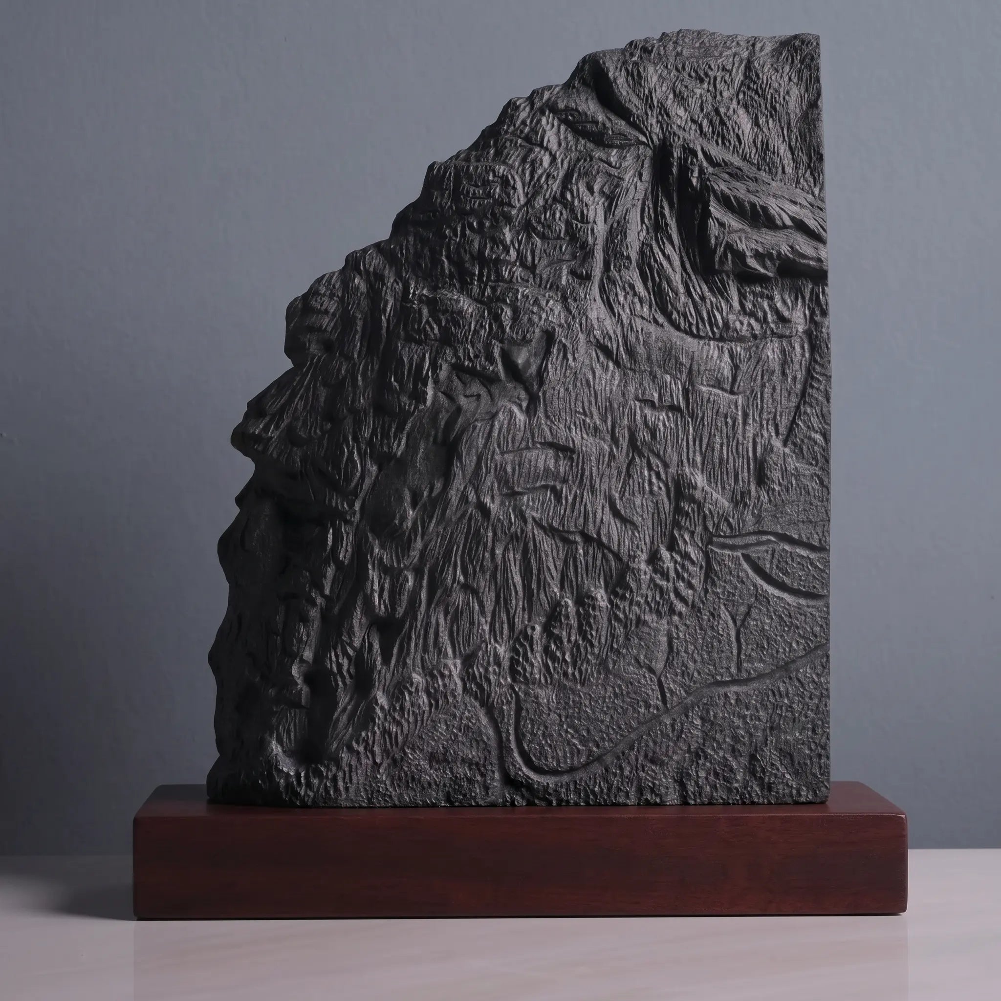 Grandfather Mountain Sculpture (Profile View, North Carolina) Sculpted Peaks