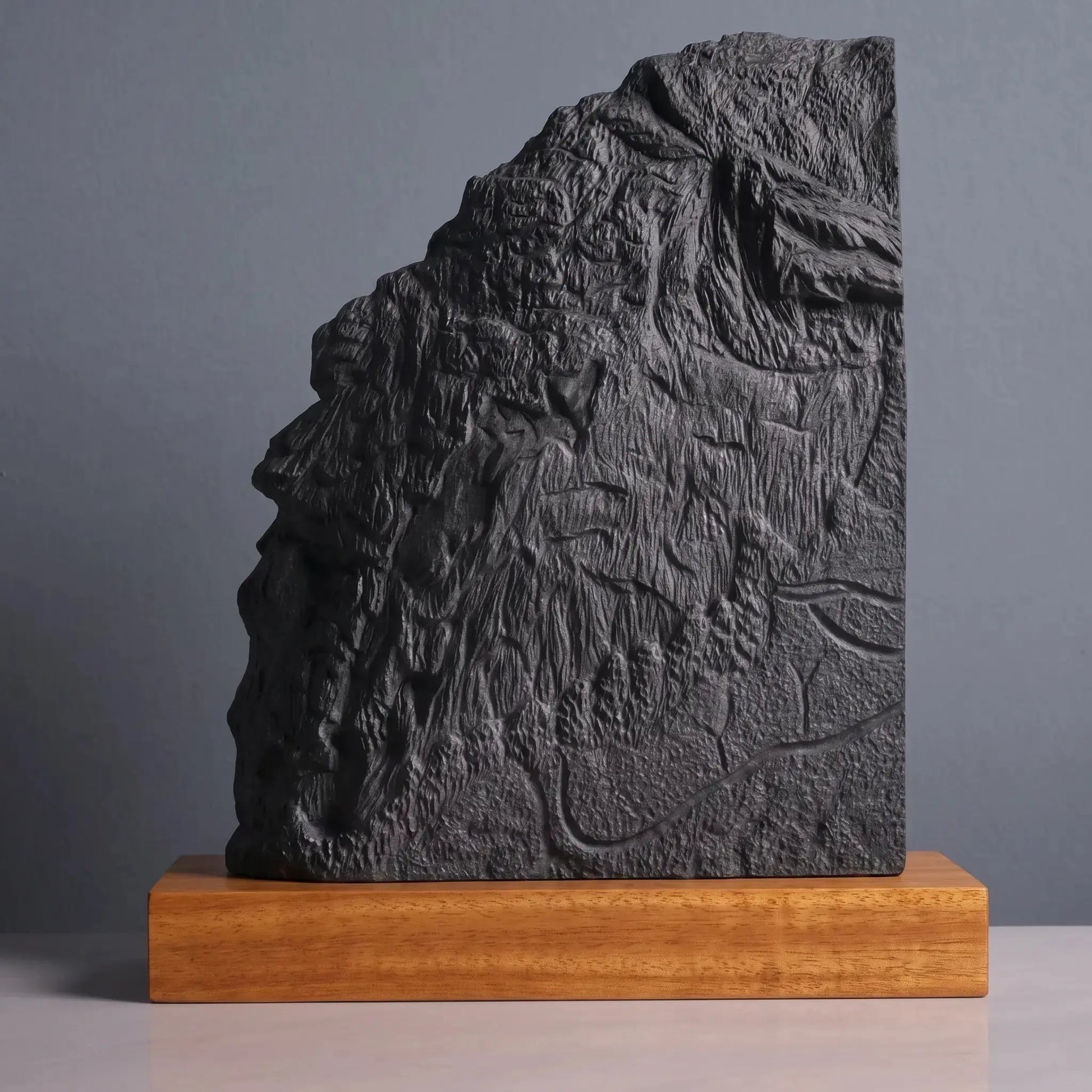Grandfather Mountain Sculpture (Profile View, North Carolina) Sculpted Peaks