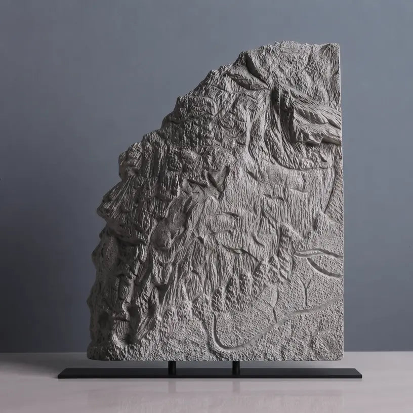Grandfather Mountain Sculpture (Profile View, North Carolina) Sculpted Peaks
