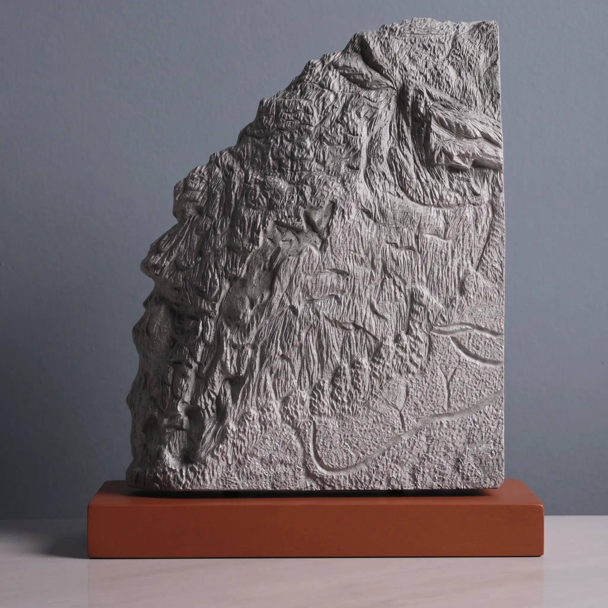 Grandfather Mountain Sculpture (Profile View, North Carolina) Sculpted Peaks
