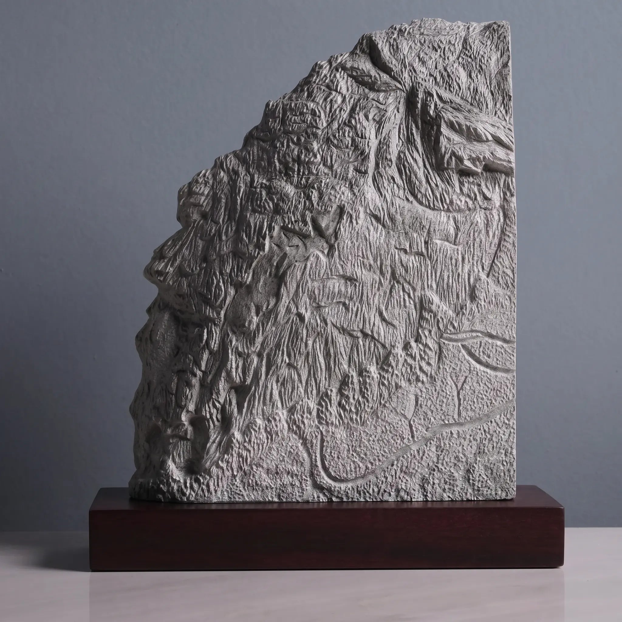 Grandfather Mountain Sculpture (Profile View, North Carolina) Sculpted Peaks