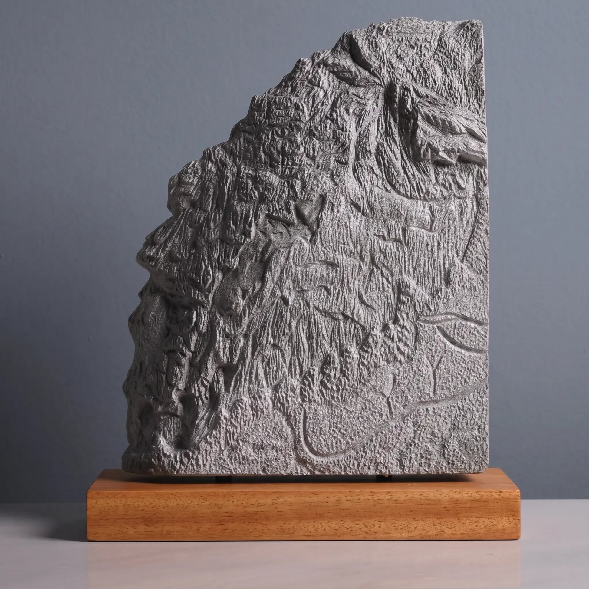 Grandfather Mountain Sculpture (Profile View, North Carolina) Sculpted Peaks