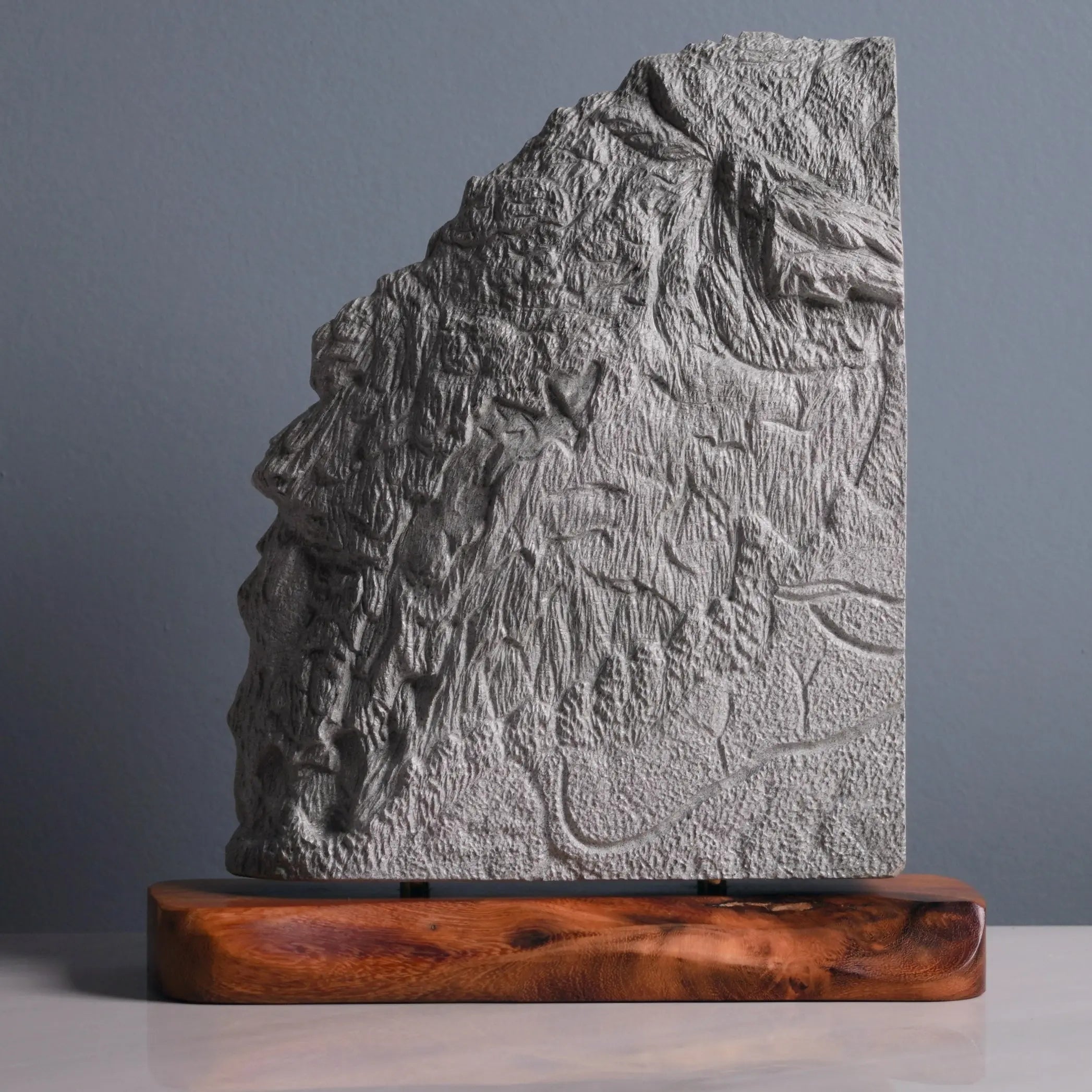 Grandfather Mountain Sculpture | Profile View | North Carolina | Sculpted Peaks