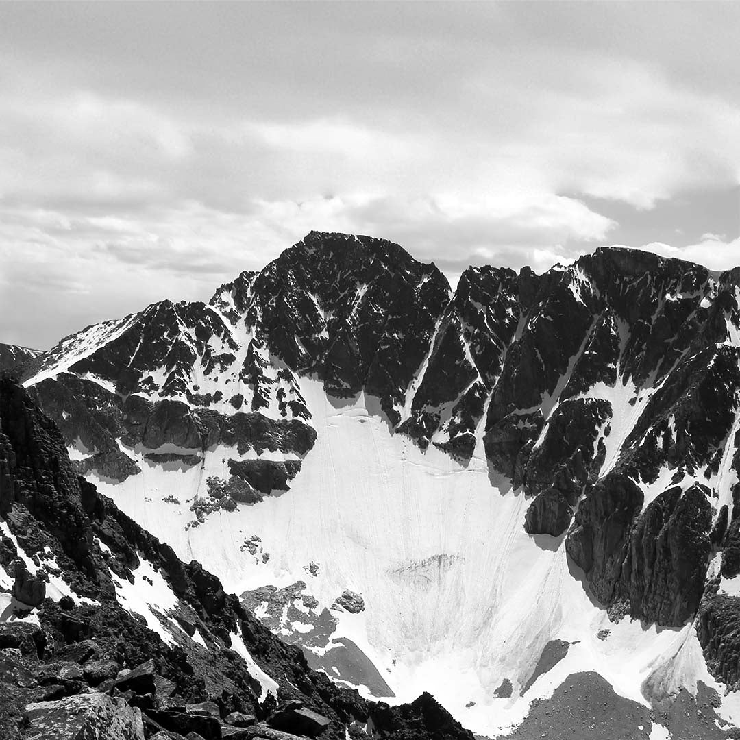 Lone Mountain (View from Near Big Sky Resort, Madison Range, Montana) First Edition Sculpture Sculpted Peaks