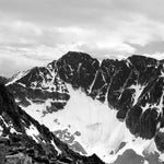 Lone Mountain (View from Near Big Sky Resort, Madison Range, Montana) First Edition Sculpture Sculpted Peaks