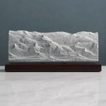 Great Sand Dunes Sculpture (View from High Dune, Colorado) Sculpted Peaks