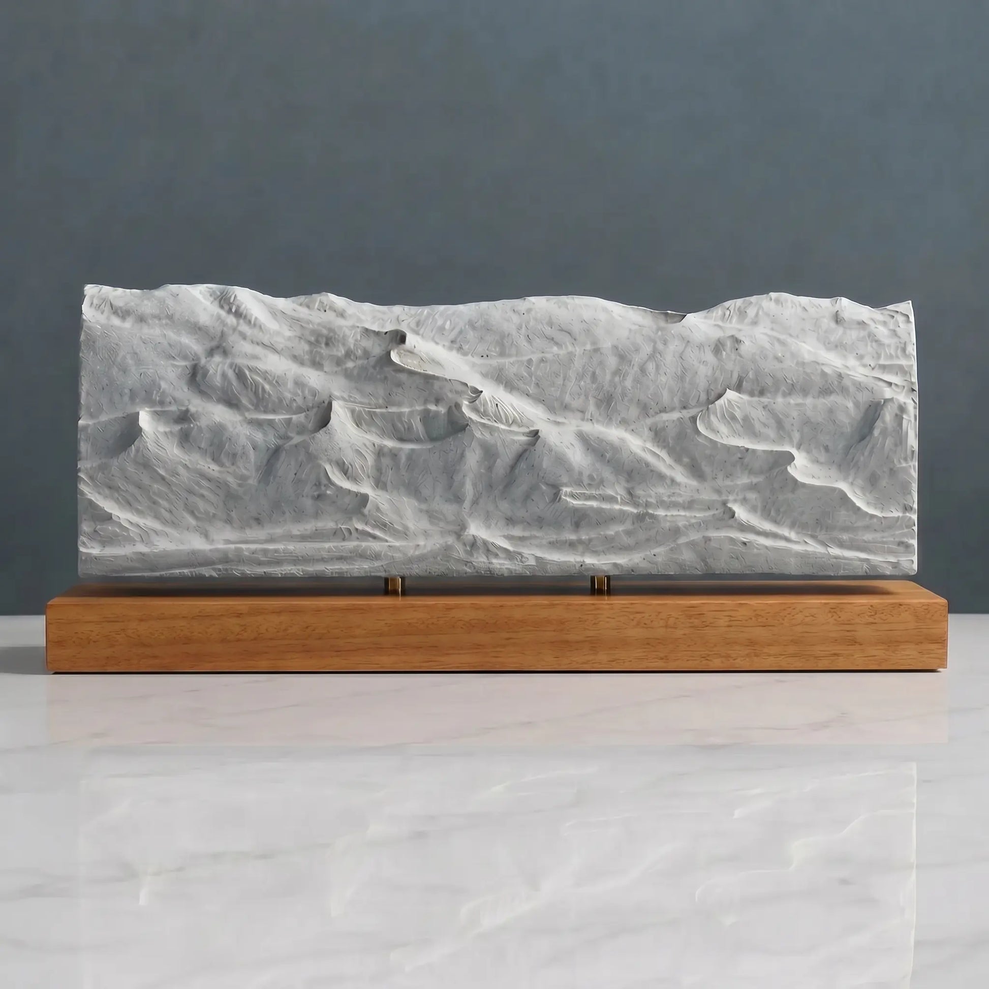 Great Sand Dunes Sculpture (View from High Dune, Colorado) Sculpted Peaks