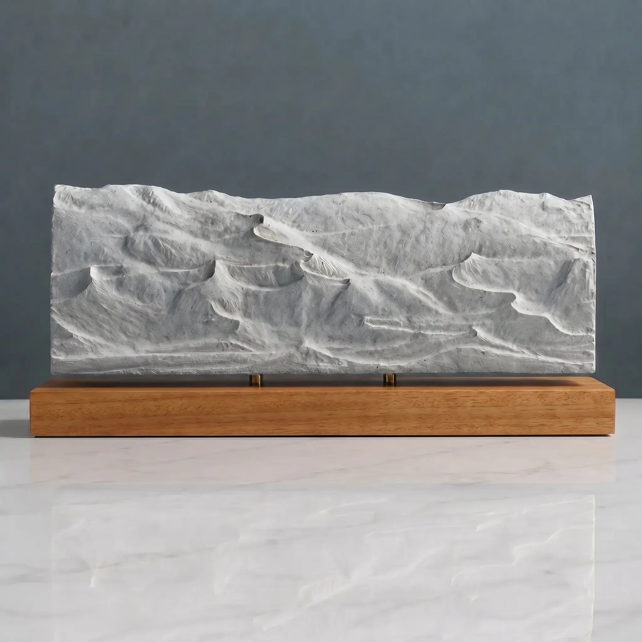 Great Sand Dunes Sculpture (View from High Dune, Colorado) Sculpted Peaks