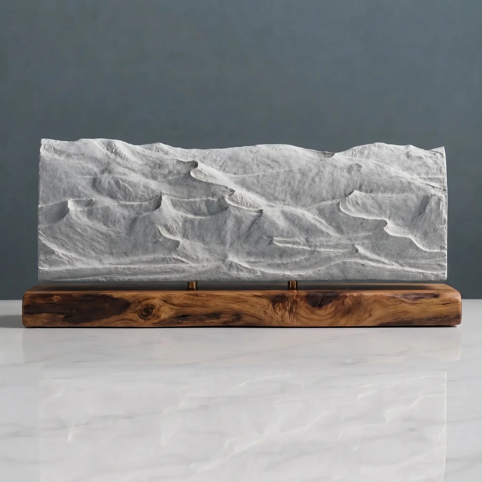 Great Sand Dunes Sculpture (View from High Dune, Colorado) Sculpted Peaks
