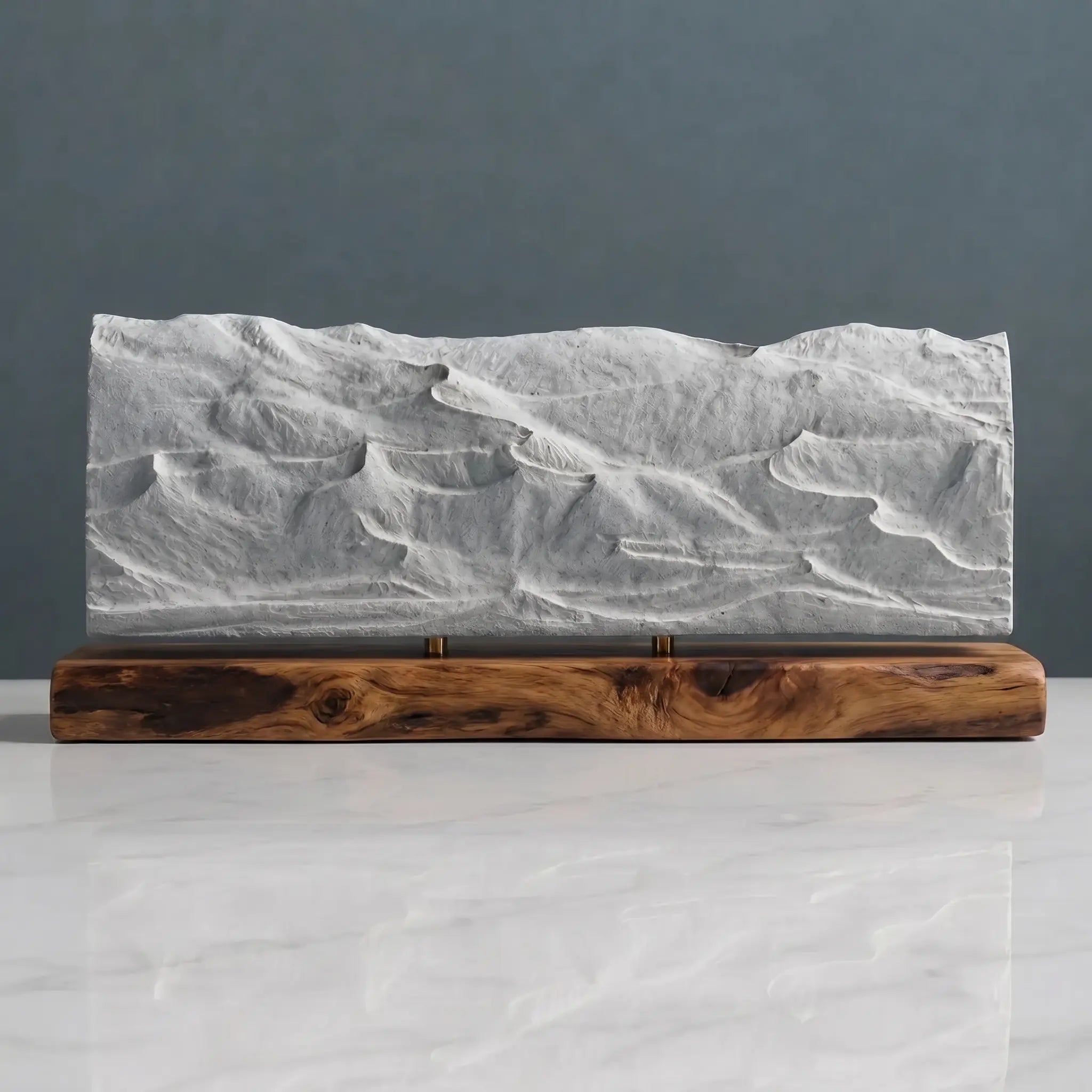 Great Sand Dunes Sculpture (View from High Dune, Colorado) Sculpted Peaks