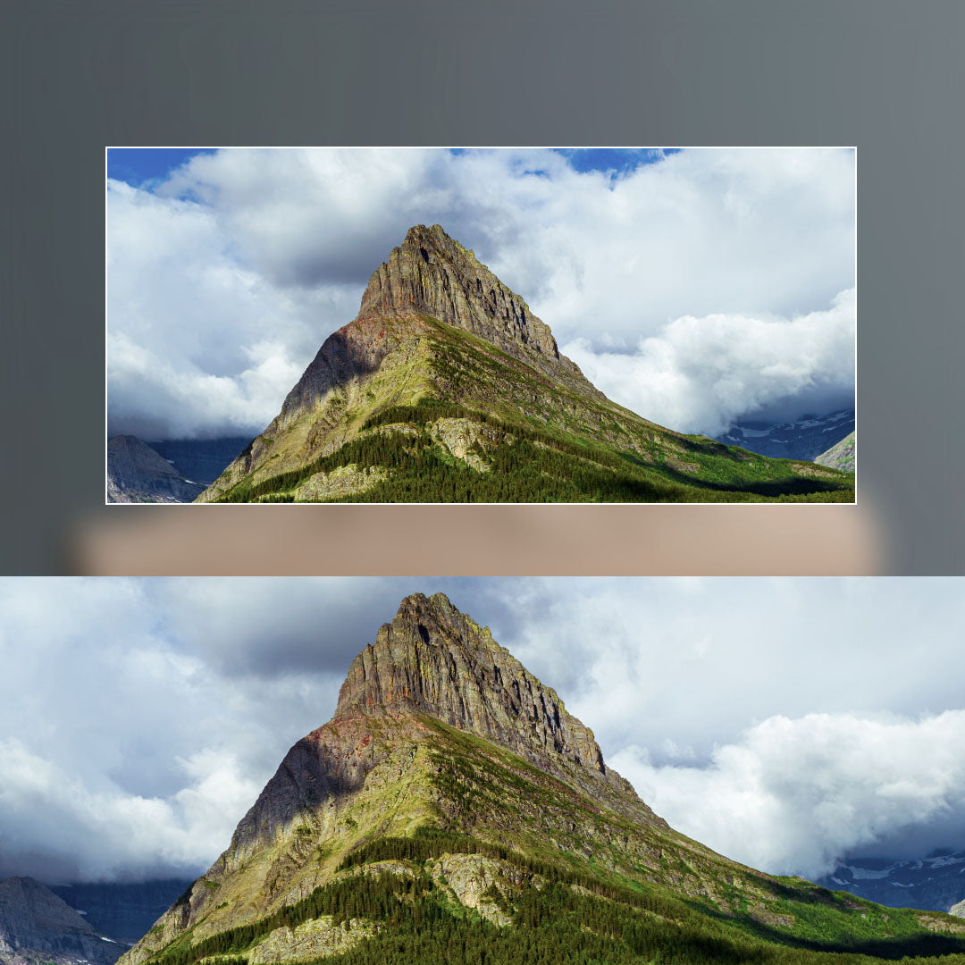 Grinnell Point (Glacier National Park, Montana) Sculpture Sculpted Peaks